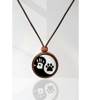 Yin Yang Ahşap Kolye N11.43315