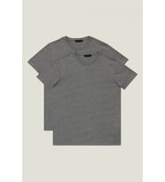2'li Paket Premium Yazlık Düz Renk Basic T-shirt