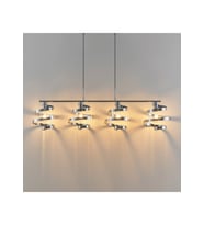 Cassia Sıralı Yemek Masası Avize RA-AVZ- 7523-90-64 (Krom)