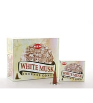 White Musk Aromalı Konik Tütsü