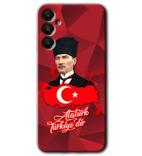 Galaxy A05s Kılıf HD Desen Baskılı Kılıf - Atatürkiye