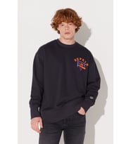 Lee Loose Fit Rahat Kesim Antrasit Erkek Sweatshirt - L232282  (Gri)
