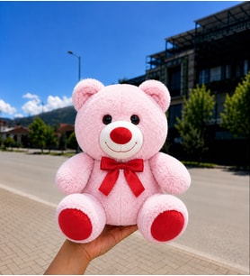 Sevimli Peluş Ayıcık 30cm - Hediyelik & Sevimli Uyku Arkadaşı Peluş Oyuncak