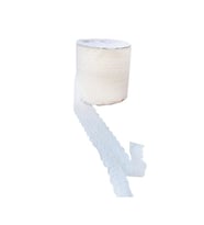 Kurdela Dantelli Çift 2 Katlı 5 Cm (10 Metre)  Beyaz