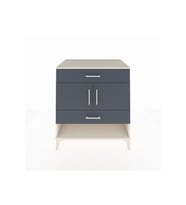 Kronos Şifonyer 2 Raflı 2 Çekmeceli 2 Kapaklı 88x59x96 Aytaşı-Antrasit