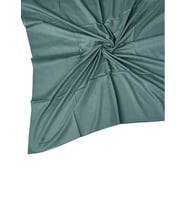 Valino Organik Pamuk Düz Renk Eşarp 100x100 cm - Doğal ve Nefes Alabilen Kumaş (Koyu Yeşil)