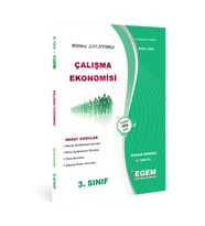 Egem Eğitim Yayınları AÖF 3. Sınıf Çalışma Ekonomisi Bahar Dönemi 6. Yarıyıl Konu Anlatımlı Soru Bankası (Çok Renkli)