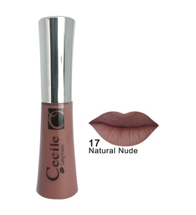 Cecile Kalıcı Mat Ruj  Long Kisses Lipgloss 17 (Bej-Kahve)