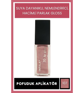 3D Lip Gloss Dudak Parlatıcı No:107