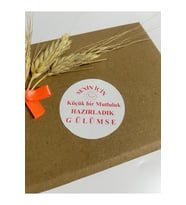 Senin İçin Yuvarlak Yapışkanlı Etiket 5x5 cm 100 adet
