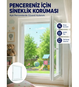 Sinek Ve Uçan Böceklere Karşı Koruyucu Pencere Sineklik Filesi