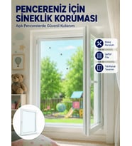 Sinek Ve Uçan Böceklere Karşı Koruyucu Pencere Sineklik Filesi