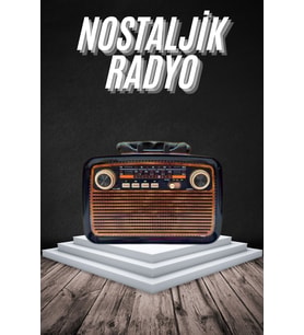 Northcity Vintage Bluetoothlu Nostalji Radyo - Taşınabilir Ahşap Görünümlü