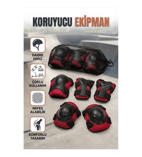 Darbe Emici Koruyucu Ekipman Seti – Kaykay Paten Scooter Bisiklet Kullanımı