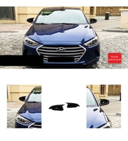 Hyundai Elantra Sinyalsiz Batman Yarasa Ayna Kapağı Piano Black 2016 2017 2018