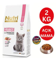 Nutri Feline Glutensiz Somonlu Düşük Tahıllı Açık Yavru Kedi Maması 2 Kg