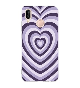 Huawei P20 Lite Uyumlu Baskılı Yumuşak Silikon Şeffaf Telefon Kılıfı