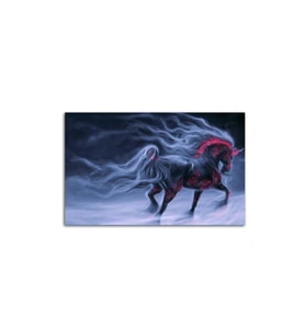 DBSanatevi Dumanlı At Tablo 70 X 70 Cm