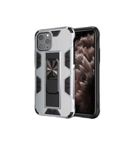 Apple iPhone 11 Pro Max Uyumlu Kılıf Zore Volve Kapak (Gri)