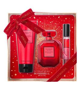 Victoria's Secret Bombshell Intense EDP 50 ml + Rollerball 7 ml + Body Lotion 100 ml Kadın Parfüm Seti