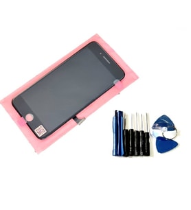 iPhone 8 PLUS Uyumlu Lcd Ekran dokunmatik (LW Tamir SETİ) SİYAH