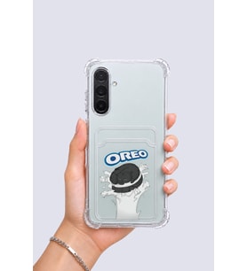 Samsung Galaxy A36 Kartlıklı OREO Desenli Kılıf - GLST8964-7061