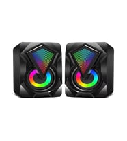 UltraTekno Rgb Işıklı Gaming Pc Bilgisayar Hoparlörü 1+1 Speaker