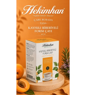 Hekimhan - Kayısı & Biberiyeli Form Çayı (45 Süzen Poşet)