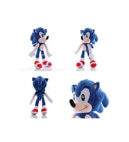 Mavi Sonic Boom Arkadaşları Büyük Boy Kirpi Sonic Figür Peluş Oyuncak Es66088