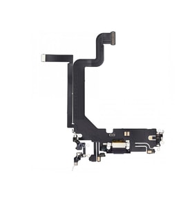 Apple iPhone 14 Pro Max İle Uyumlu Şarj Soketi (Siyah)