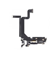 Apple iPhone 14 Pro Max İle Uyumlu Şarj Soketi (Siyah)