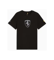 Puma Ferrari Tonal Shield Tee 635311-01 Tişört Erkek T-Shirt (Siyah)