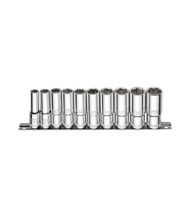 Ceta 10 Parça 3/8” 6 Köşe Derin Lokma Anahtar Takımı - C14-RH10