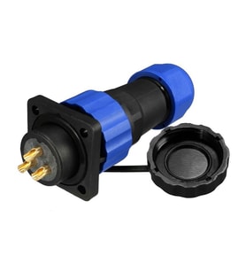 SD28 SU GEÇİRMEZ 3 PİN 28 MM DÖRTGEN KONNEKTÖR