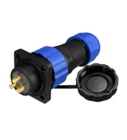 SD28 SU GEÇİRMEZ 3 PİN 28 MM DÖRTGEN KONNEKTÖR