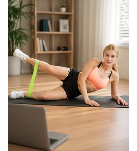 Spor Antrenman Direnç Bandı Esnek Dayanıklı Egzersiz ve Fitness Lastiği