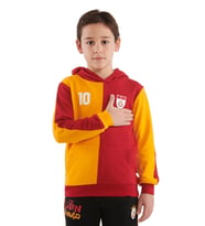 Galatasaray Orijinal Metin Oktay Kapüşonlu Çocuk Sweat  (Sarı-Kırmızı)