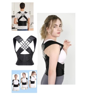 Dik Duruş Korsesi Duruş Düzeltici Kamburluk Önleyici Bel Sırt Omuz Korsesi Posture Corrector