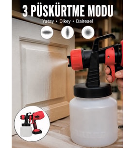 3 Farklı Püskürtme Modu ile Homojen Boya Dağılımı