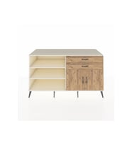 Kronos Konsol 3 Raflı 2 Çekmeceli 2 Kapaklı 176x59x99 Aytaşı-Çam
