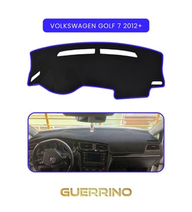 VOLKSWAGEN Golf 7 (2012+)TORPİDO KORUMA HALISI MAVİ KENAR