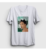 Presmono Unisex Beyaz Poster Rihanna T-Shirt 338243tt