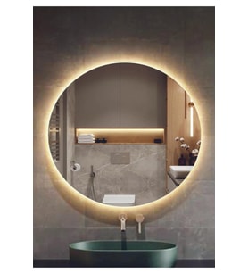 70 cm Gün Işığı Ledli/banyo Aynası/makyaj Aynası/yuvarlak Ayna