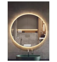 70 cm Gün Işığı Ledli/banyo Aynası/makyaj Aynası/yuvarlak Ayna