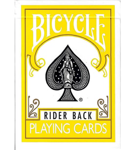 Bicycle Standard Endeks Sarı Oyun Kartları