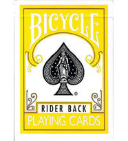Bicycle Standard Endeks Sarı Oyun Kartları