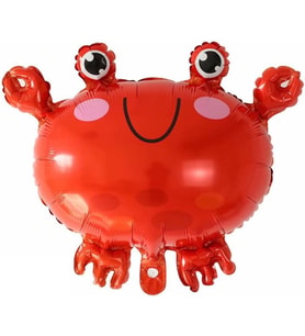 Kırmızı Yengeç Folyo Balon 56x48,5 cm