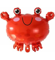 Kırmızı Yengeç Folyo Balon 56x48,5 cm