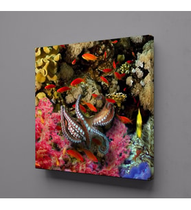 AHTAPOT KANVAS TABLO KANVAS TABLO 110x110cm (Karışık)