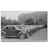 Cakapuzzle Sıralanmış Volvo PV36 Carioca Fabrika Önünde  Puzzle Yapboz MDF (Ahşap) (120 Parça)